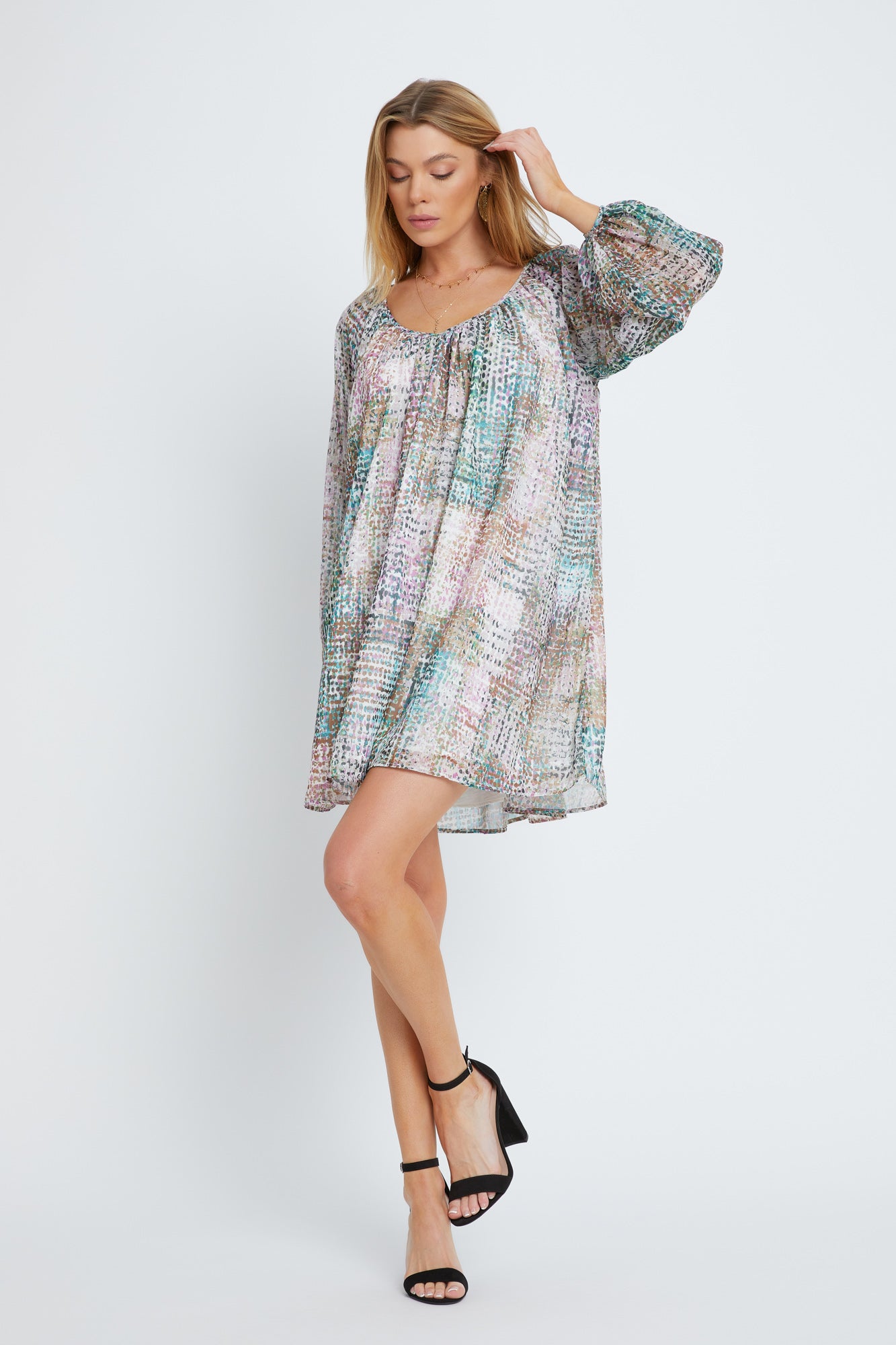 Multi Pebble Hideaway Dress