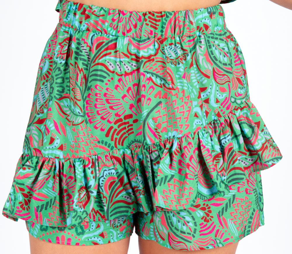 Henna Green Sienna Shorts