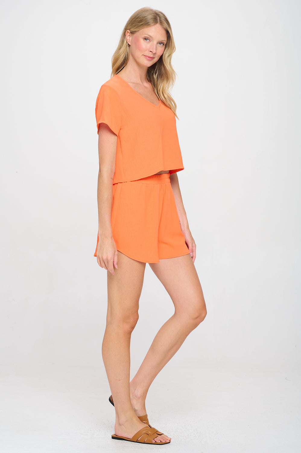 Orange White Sands Set