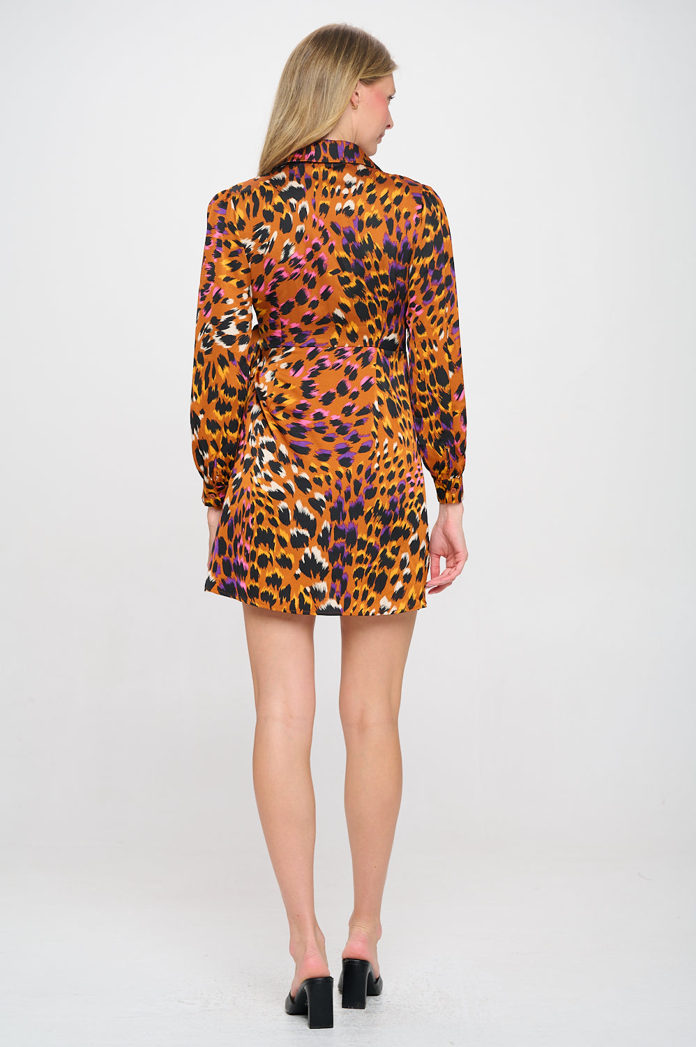 Leopard Rust Sophie Dress