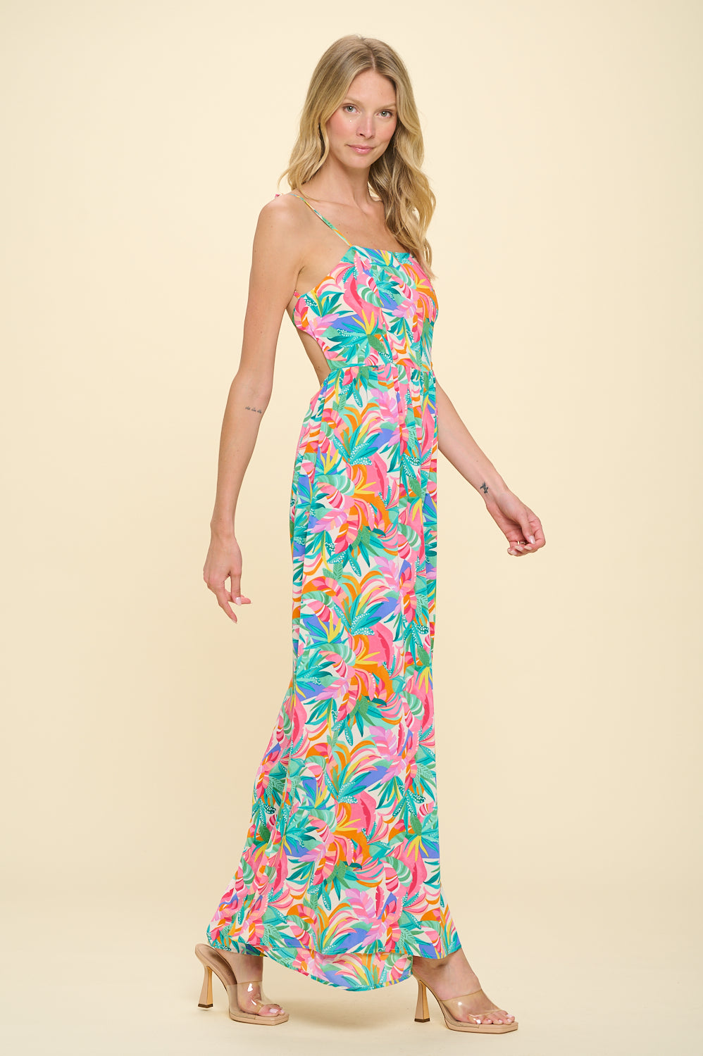 Palm Cora Dress