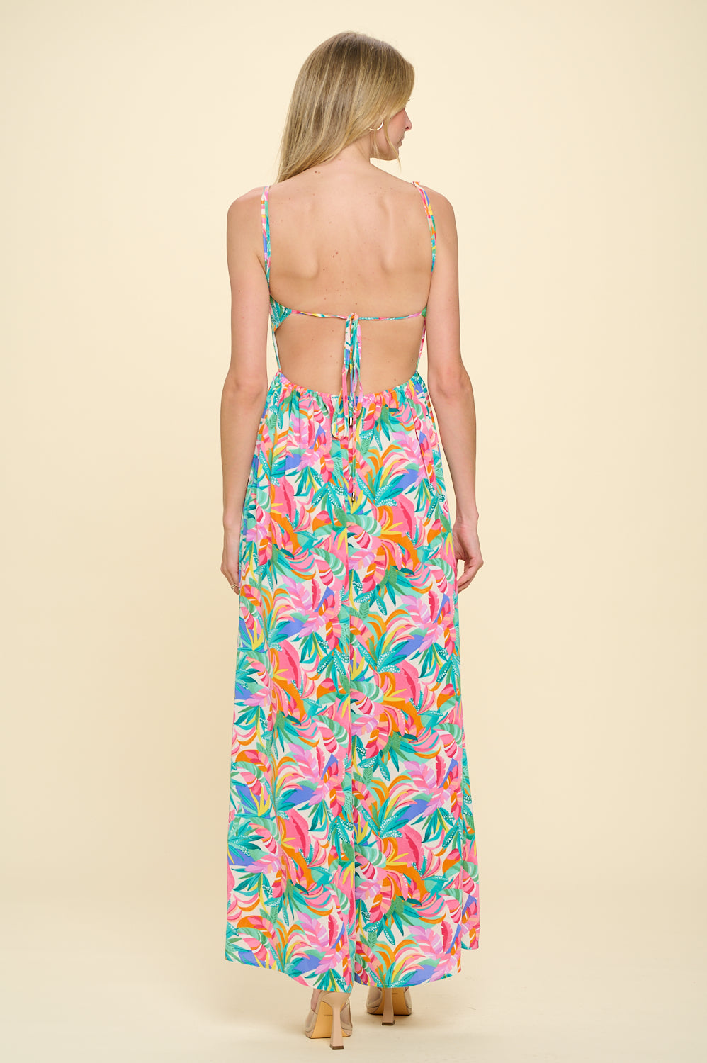 Palm Cora Dress