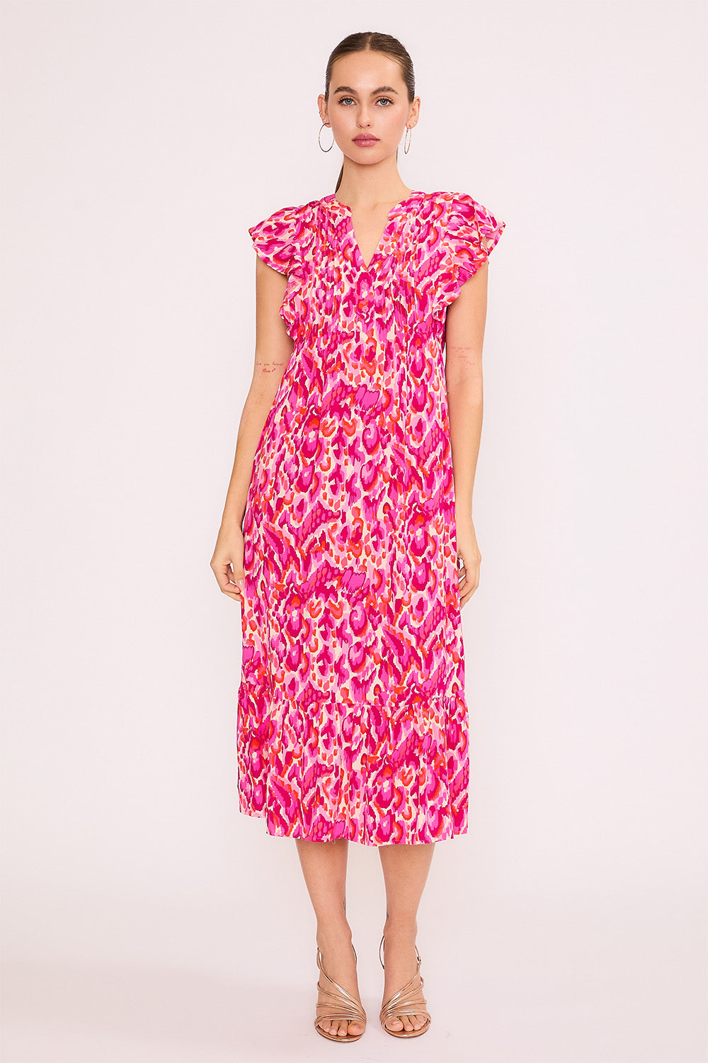 Fuchsia Tribal Angelica Dress