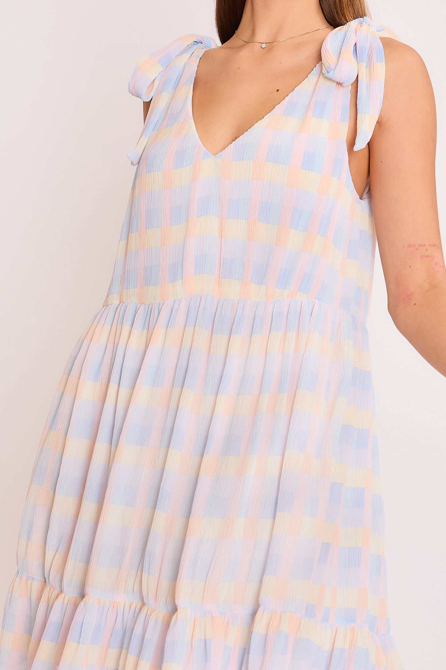 Pastel Check Daphne Dress