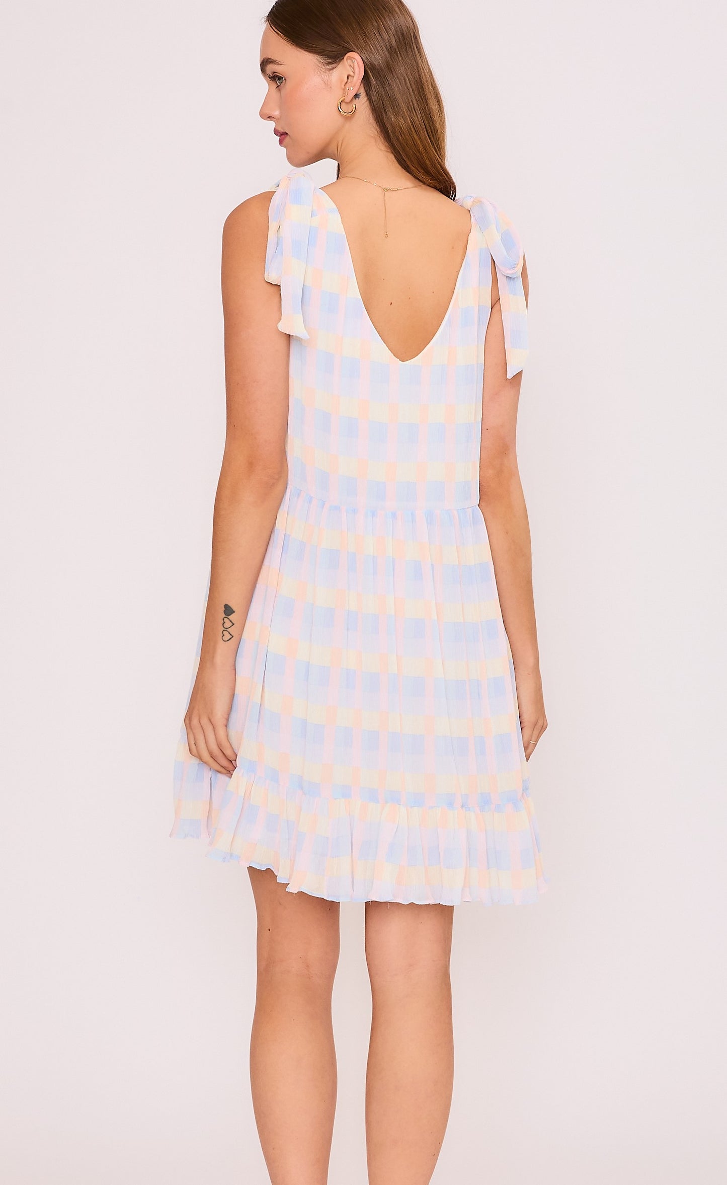 Pastel Check Daphne Dress