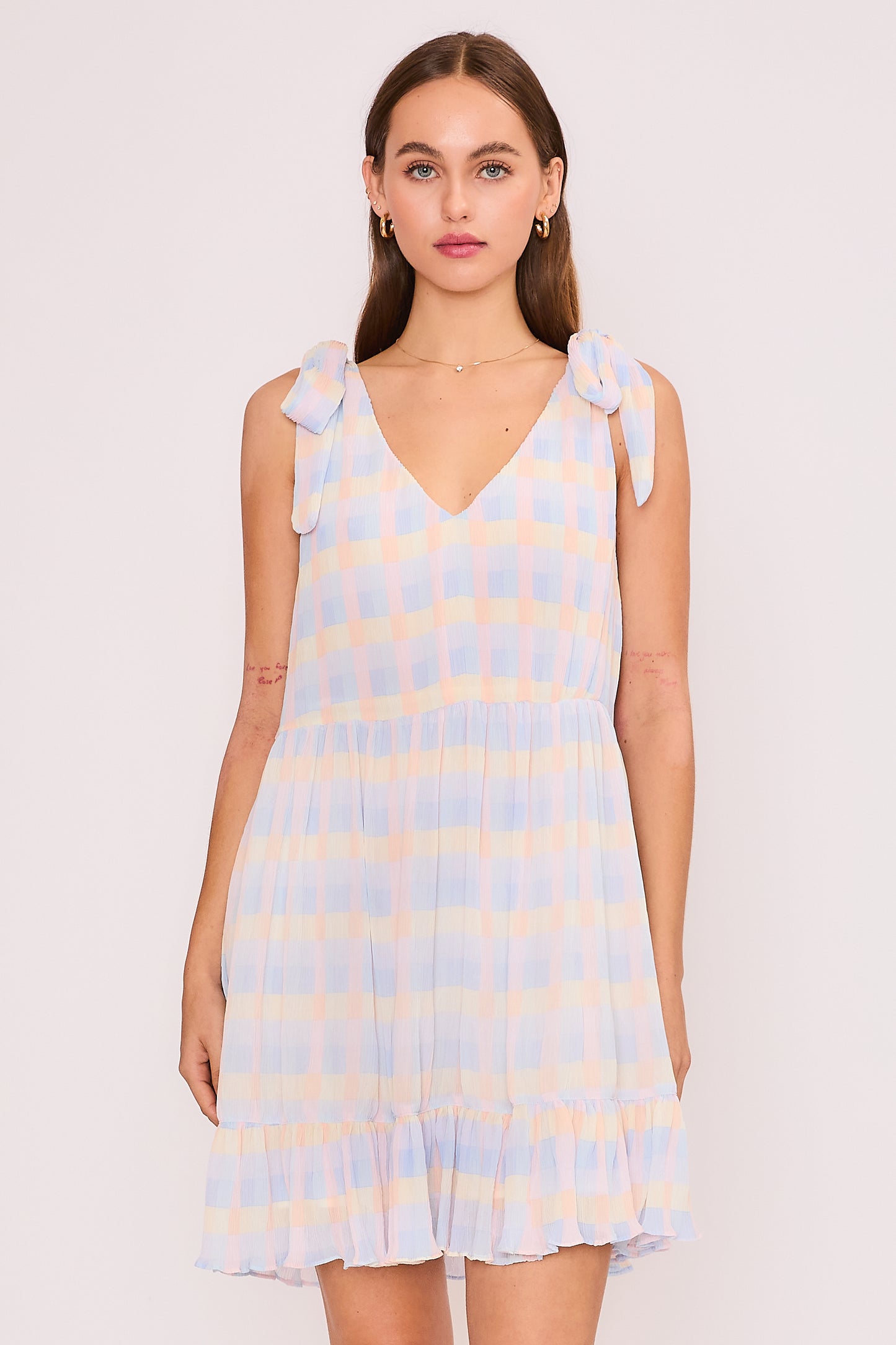 Pastel Check Daphne Dress