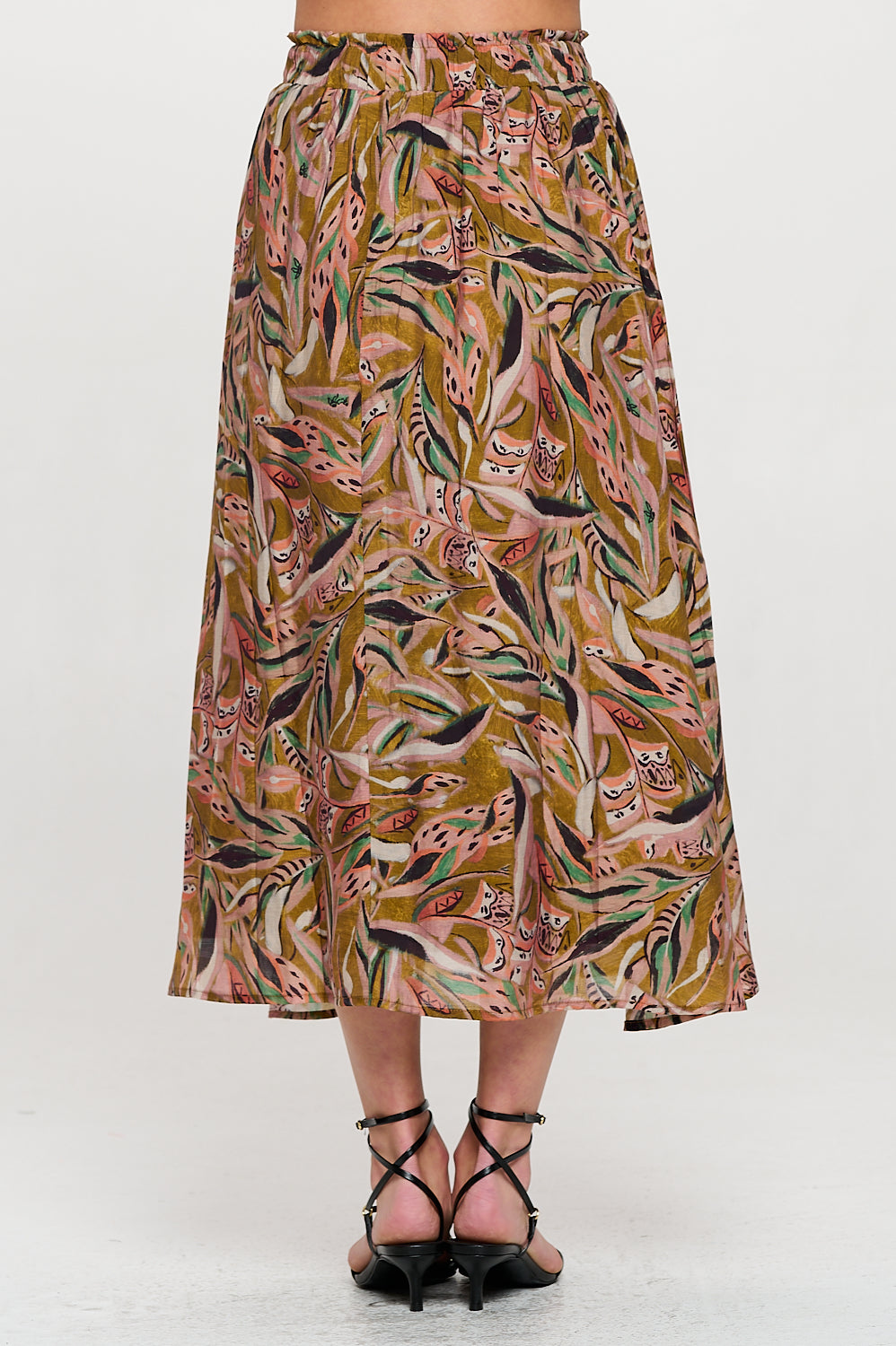 Autumn Leaves Olive Anna Skirt