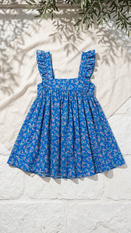 Blossom Twilight Tie Back Short Dress, Blossom Twilight Tie by Meet Me in Santorini