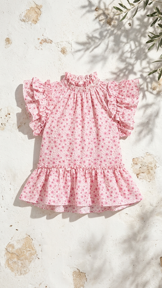 Tickled Pink Irene Top