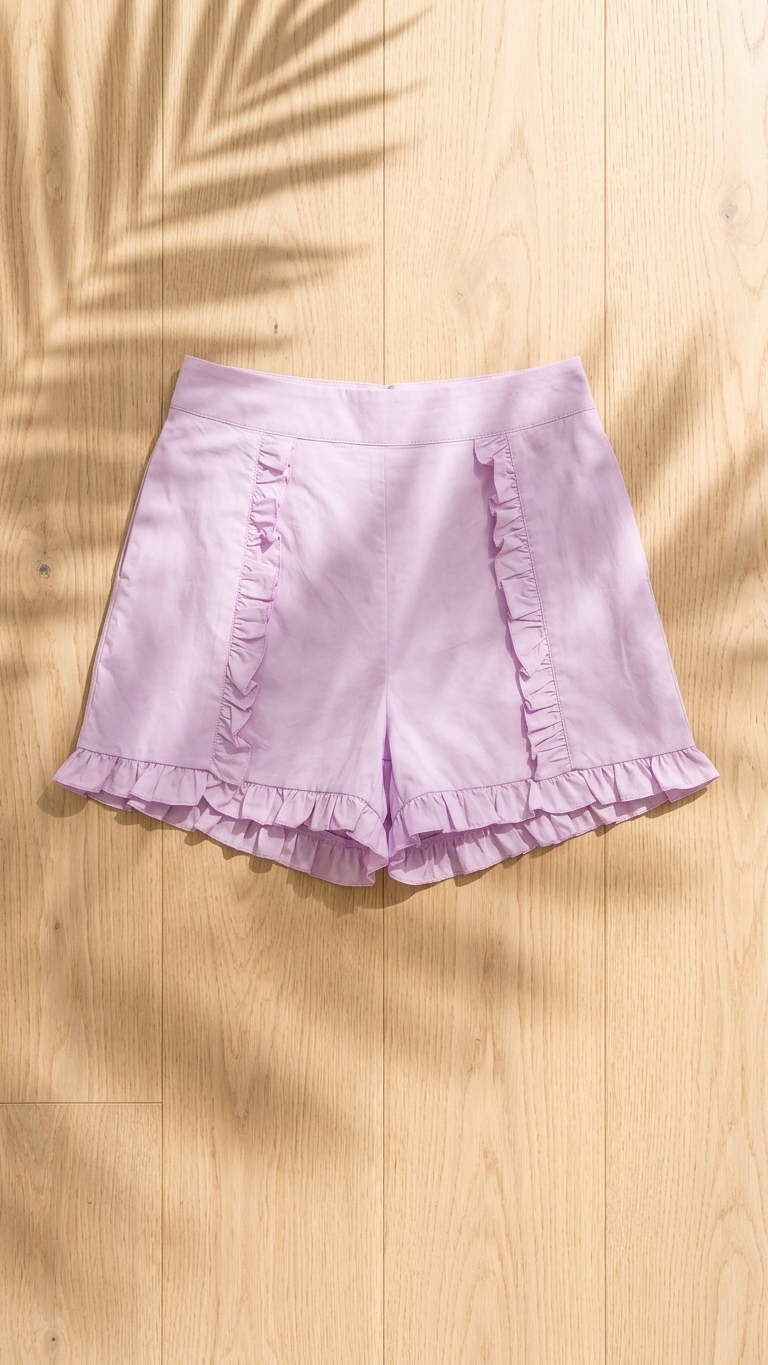 Lavender Breeze Shorts, Lavender Breeze, women's matching set, abstract print, resortwear style, feminine boutique style by Meet Me in Santorini
